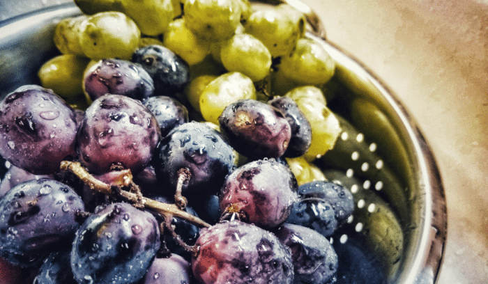 lavar las uvas de la manera correcta