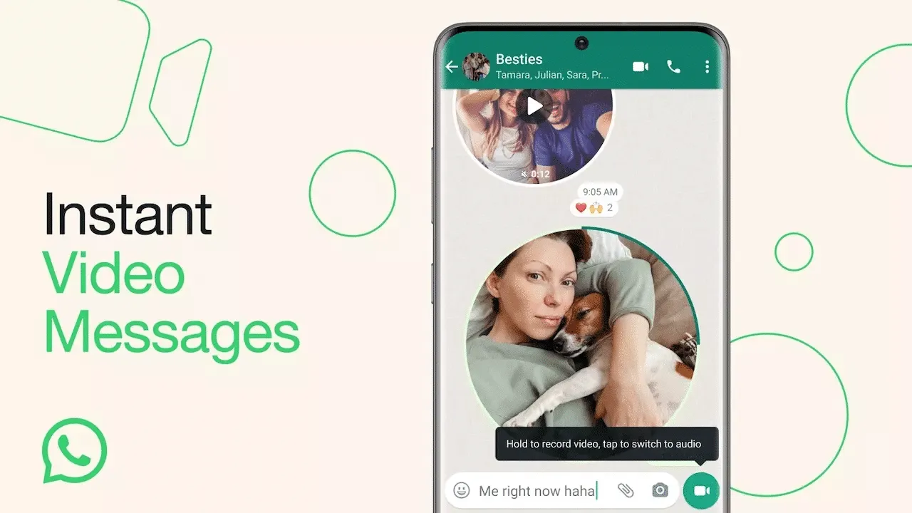 WhatsApp lanza los videomensajes instantáneos, te decimos cómo enviarlos