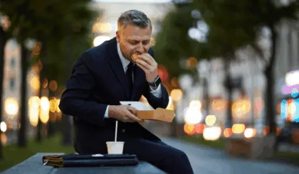 Comer muy rápido puede afectar tu salud