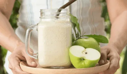 Prepara un delicioso licuado de amaranto con manzana