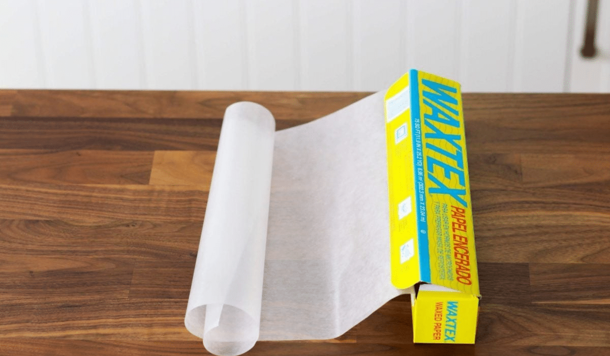 truco con papel encerado eliminará la grasa