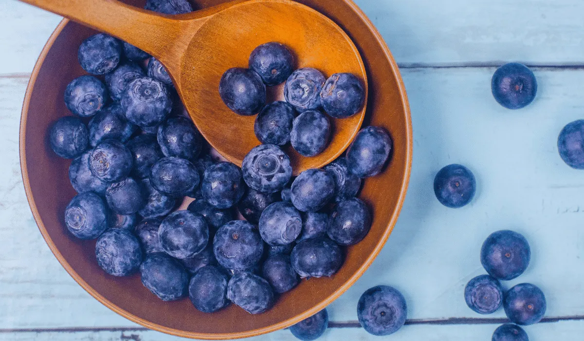 Comí arándanos durante una semana