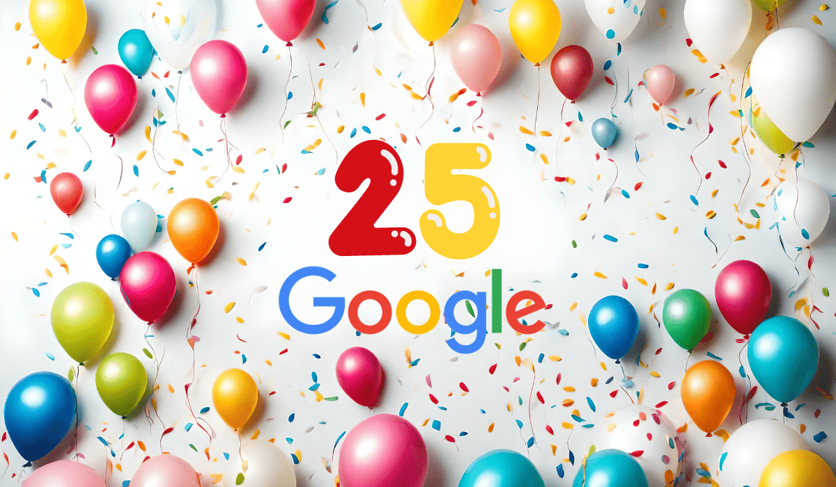 Google festeja sus 25 años. (1)