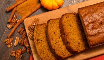 Prepara un delicioso pan de calabaza
