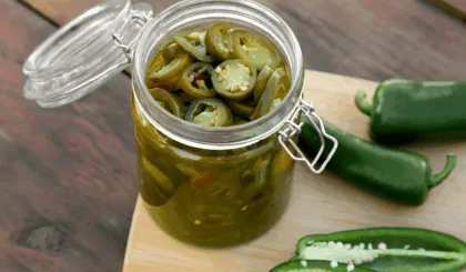 Receta para preparar chiles en escabeche