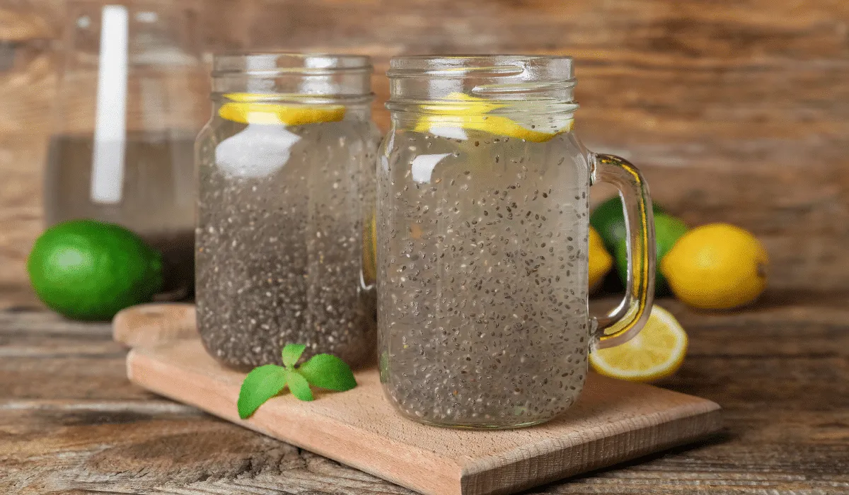 agua de limón con chía en ayunas