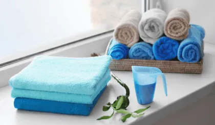 no debes usar suavizante en las toallas