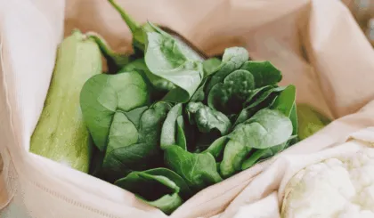 verduras de hoja verde