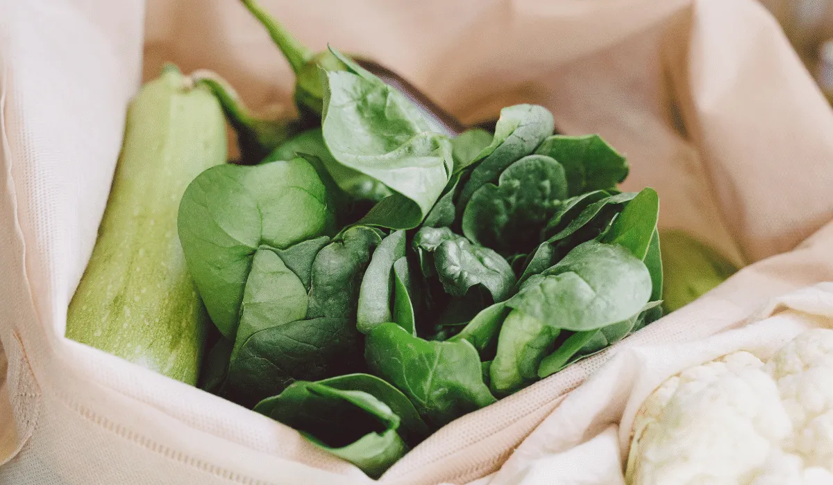 verduras de hoja verde