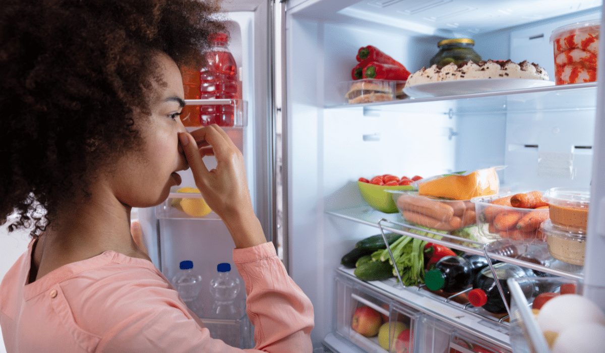 ¿Por qué mi comida sabe y huele a refrigerador