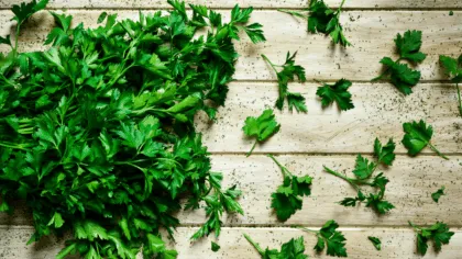 Perejil para prevenir el sarro y la gingivitis