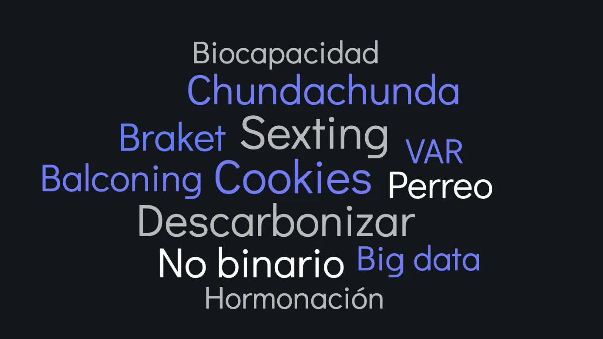 las nuevas palabras que se integran al diccionario de la RAE