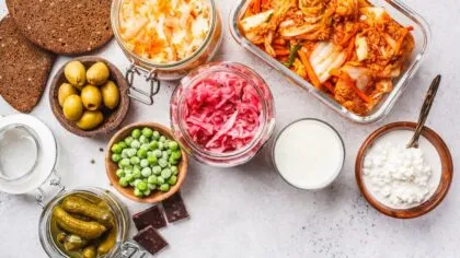 Alimentos con probioticos para ayudarte a bajar de peso en los 50