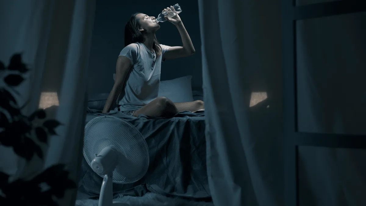 combatir el calor en tu recamara por la noche