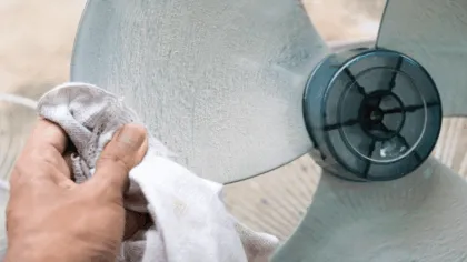 ventilador limpio y funcionando al máximo