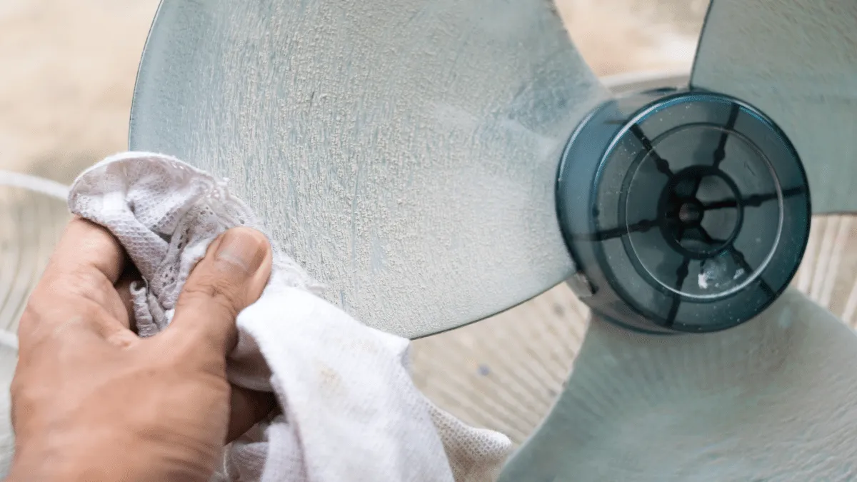 ventilador limpio y funcionando al máximo