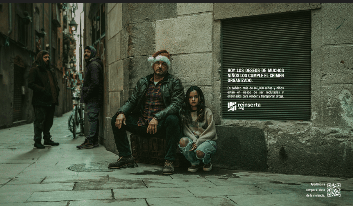 “Bad Santa”: La campaña navideña que llama a la acción para proteger a las infancias de la violencia del crimen organizado