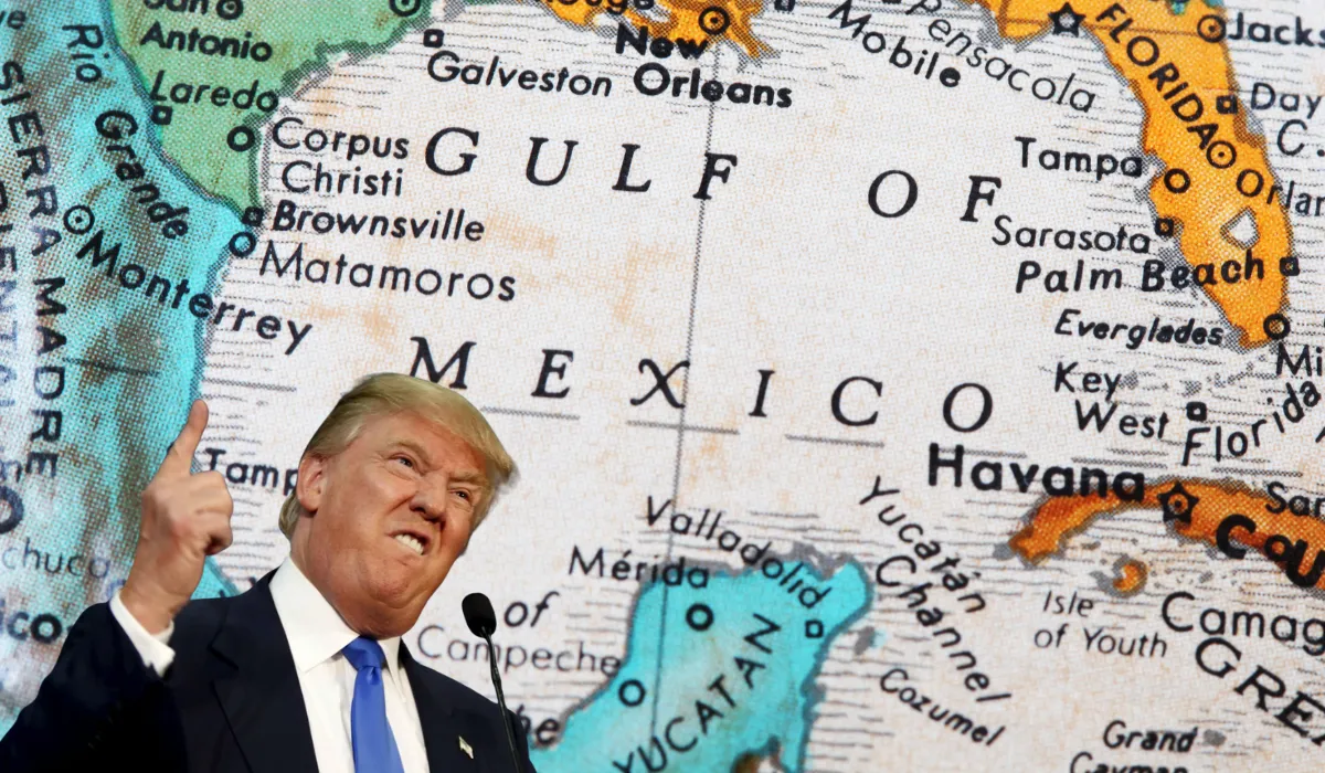 La Propuesta de Trump: Renombrar el Golfo de México a 'Golfo de América.