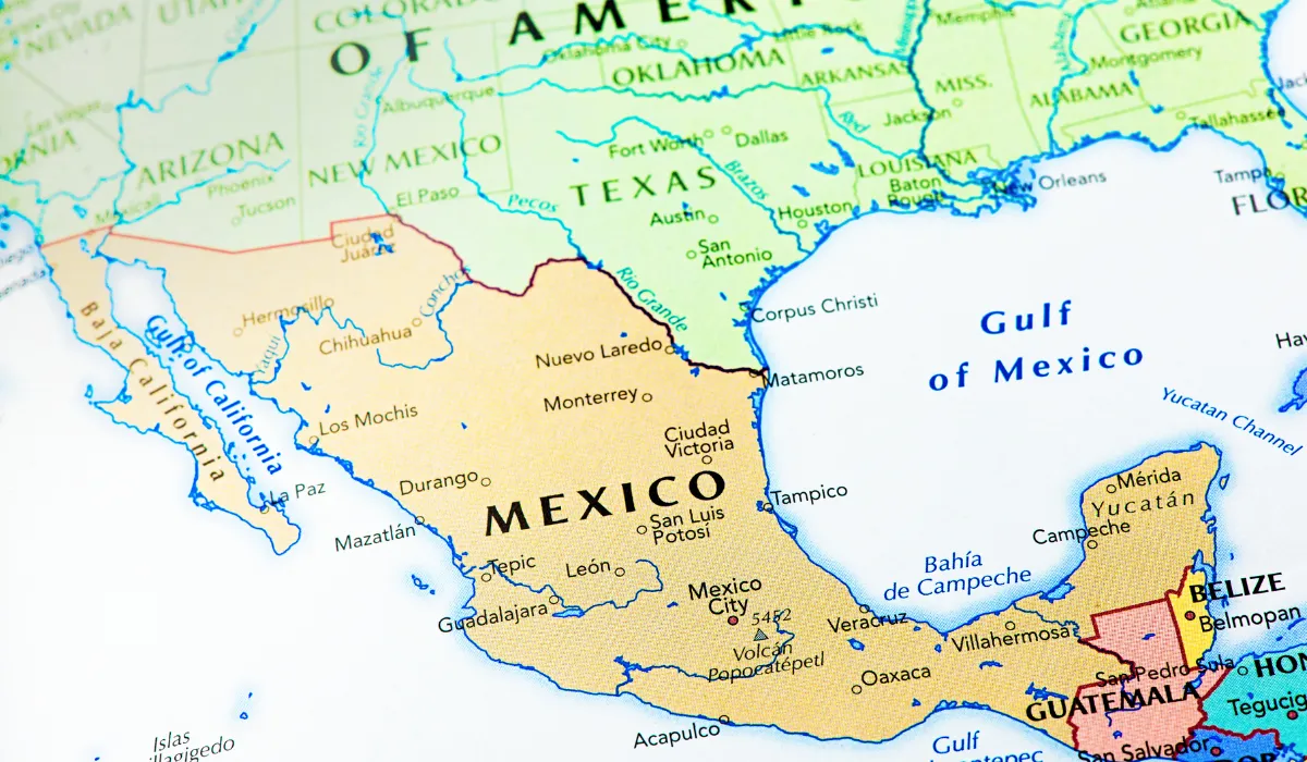 Golfo de México por Golfo de América
