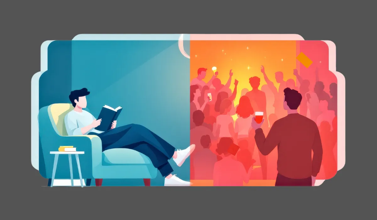 ¿Te identificas tanto con introvertidos como con extrovertidos? Podrías ser ambivertido.