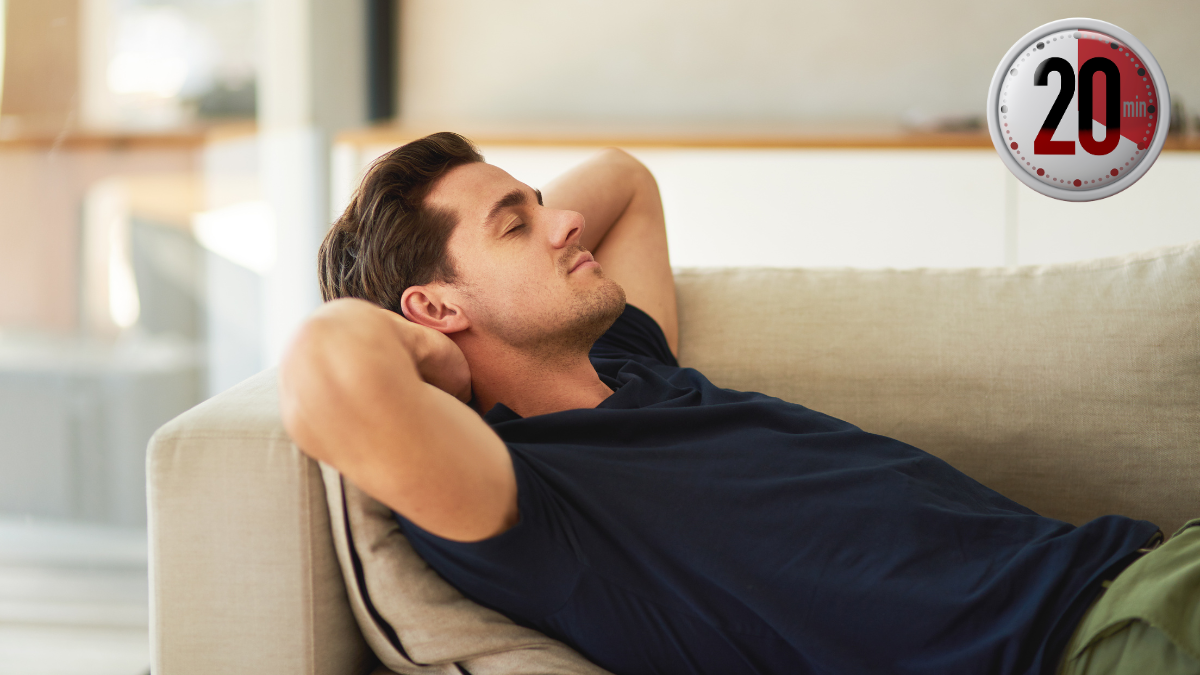 ¿Cansado a mitad del día? Prueba con una siesta de 20 minutos