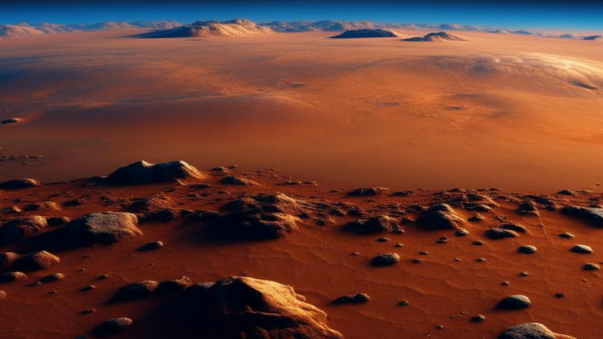 Así se ve un volcán en Marte desde el espacio: NASA