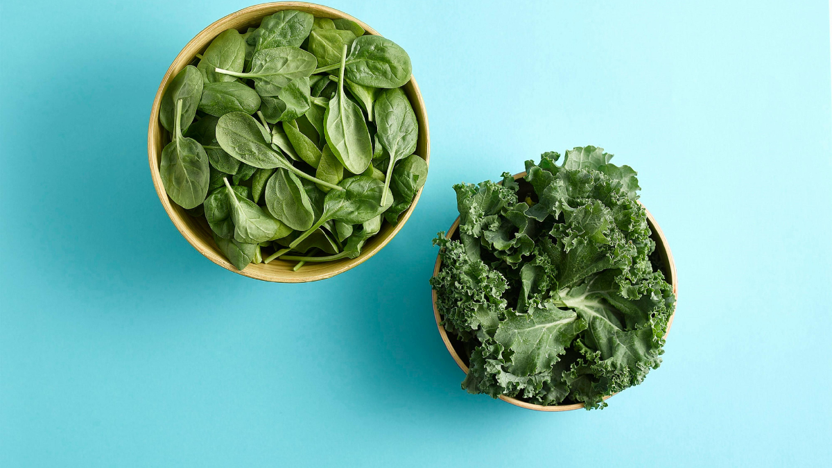 Kale vs. Espinaca: ¿cuál es más nutritiva?