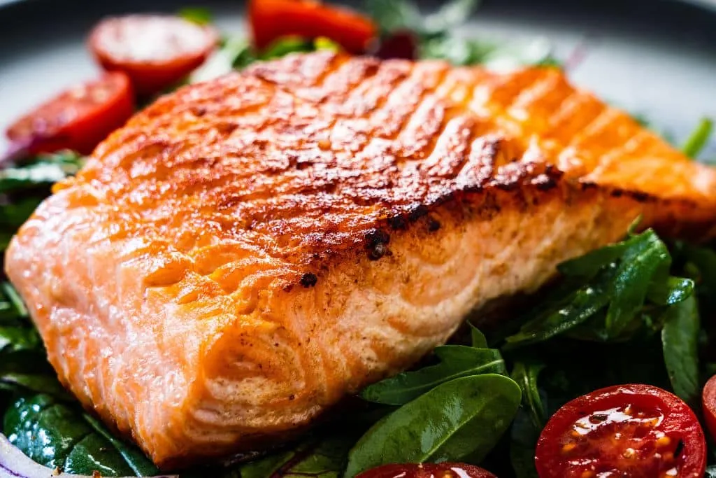 salmón a la plancha