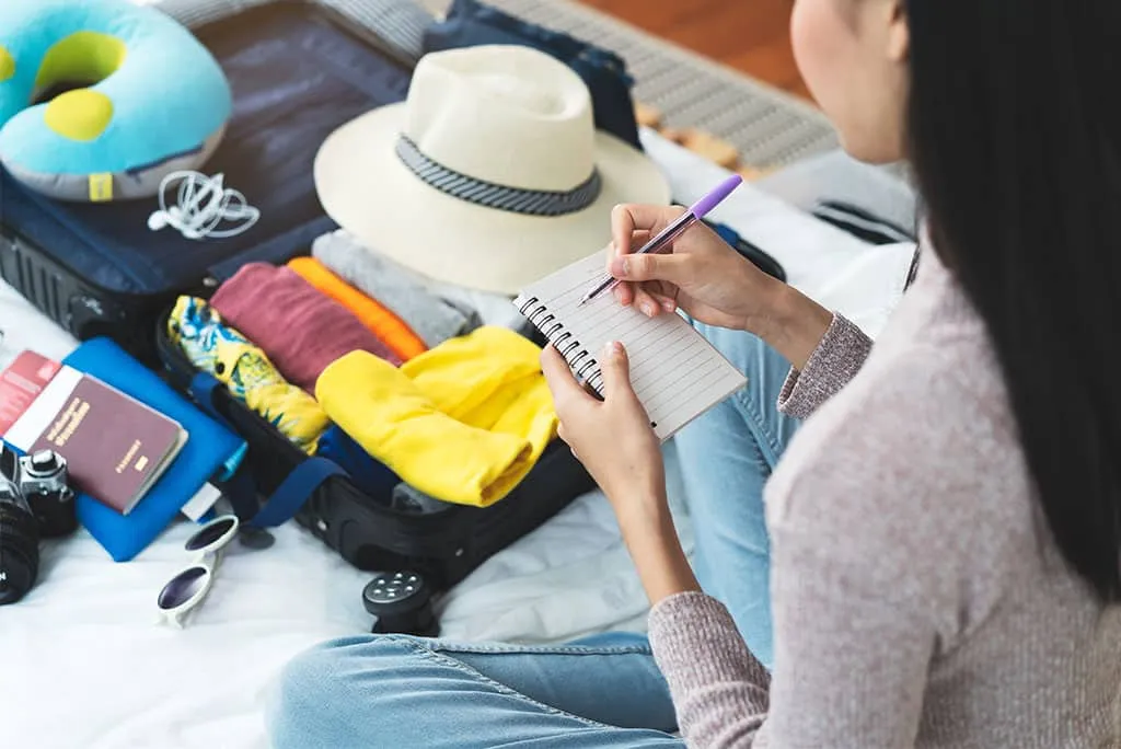 Principios básicos para preparar una maleta