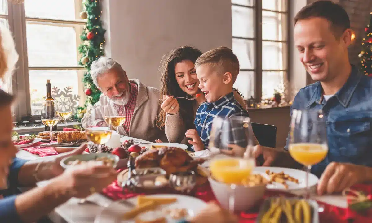 cena navideña deliciosa y barata
