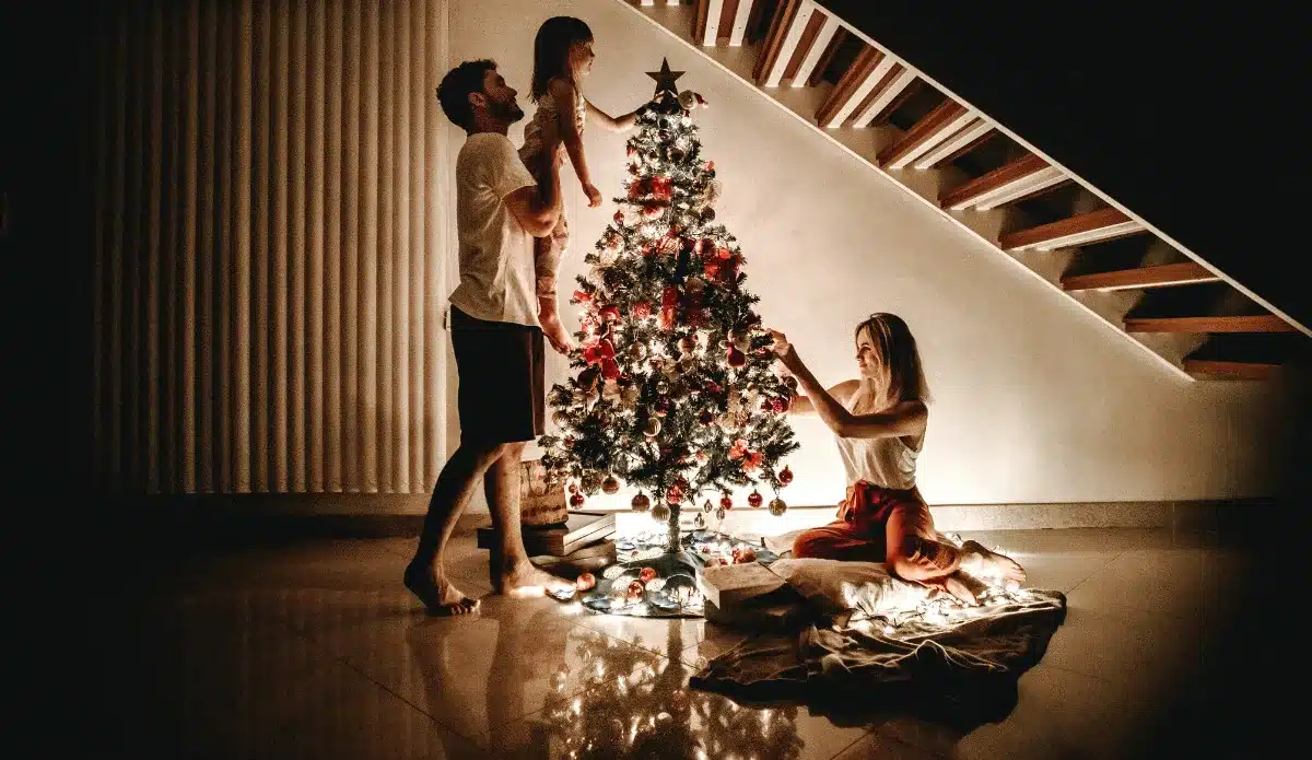 menos es más para decorar la casa en Navidad de acuerdo al feng shui