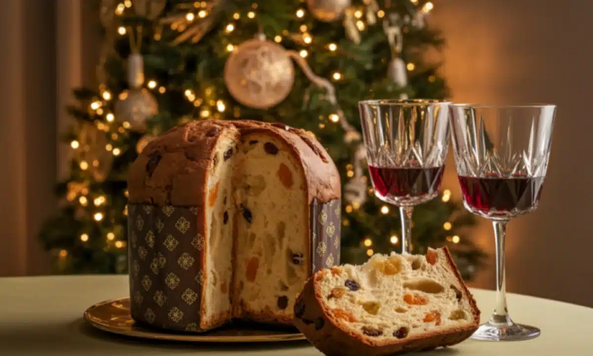 Este pan tipico de navidad: pannettone
