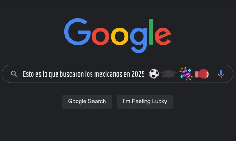 tendencia en México en 2025 de google