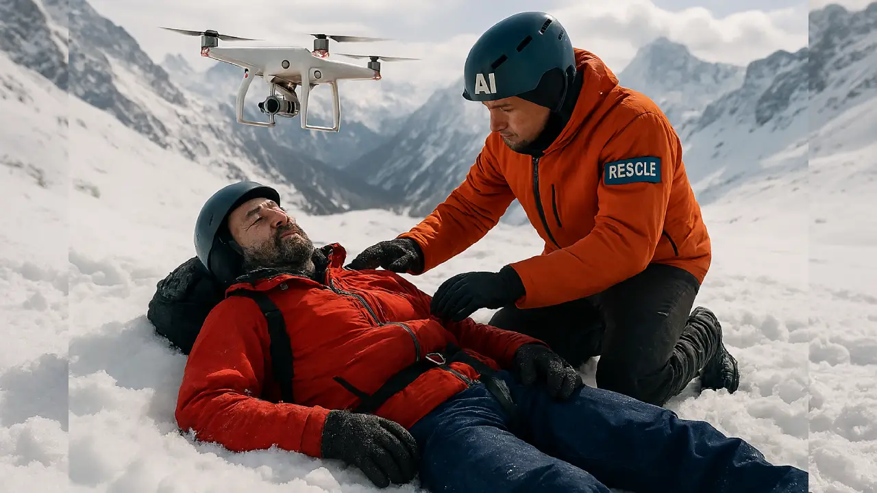 Montañista desaparecido en los Alpes es hallado tras operativo con inteligencia artificial