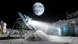 Así es el regolito lunar