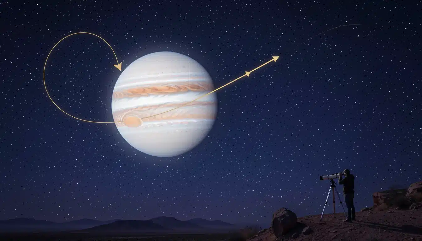 Júpiter regresa a su posición natural dejando atrás la retrogradación