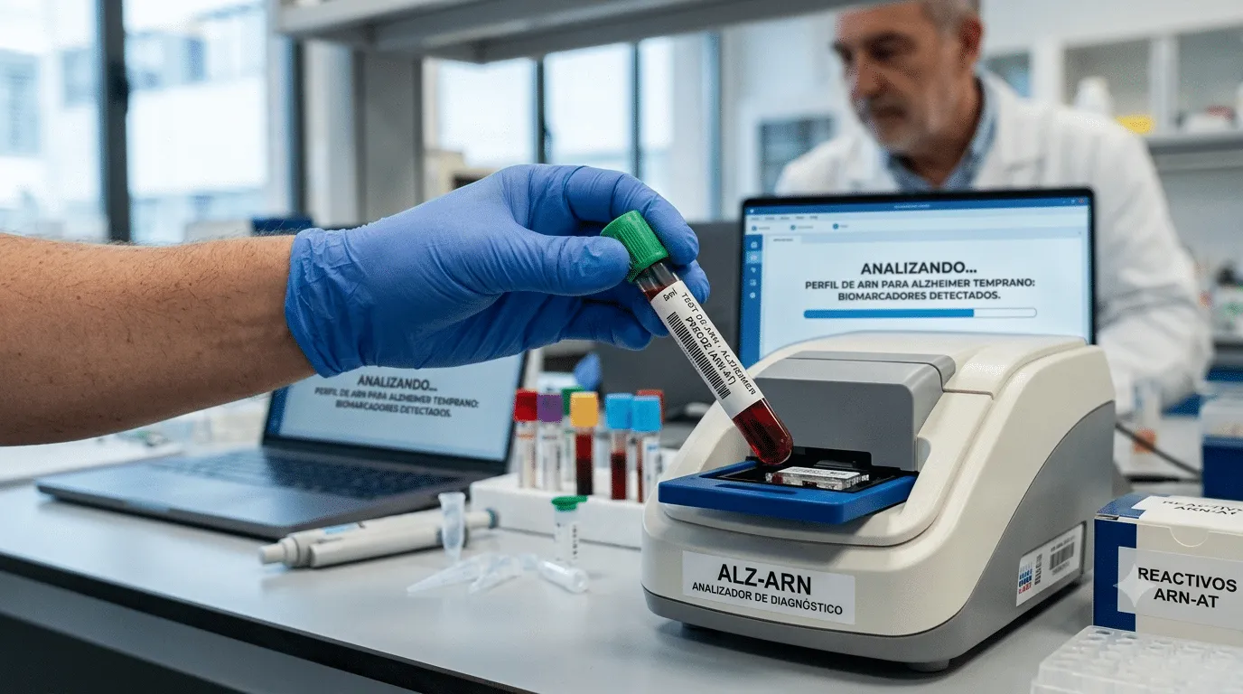 Descubre cómo una prueba de sangre con ARN puede detectar el Alzheimer temprano